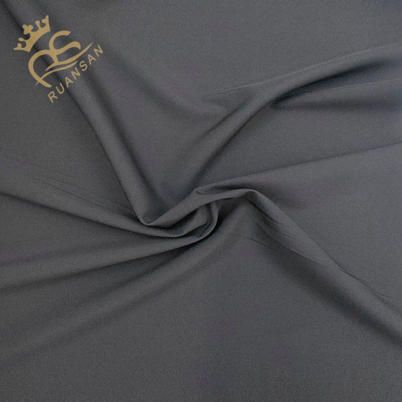 Shaoxing Ruansan 92% Polyester 8% Spandex 75D 4-Way Stretch Woven Fabric Outdoor Use Hot Sale Single Elastane Polyester Fabric