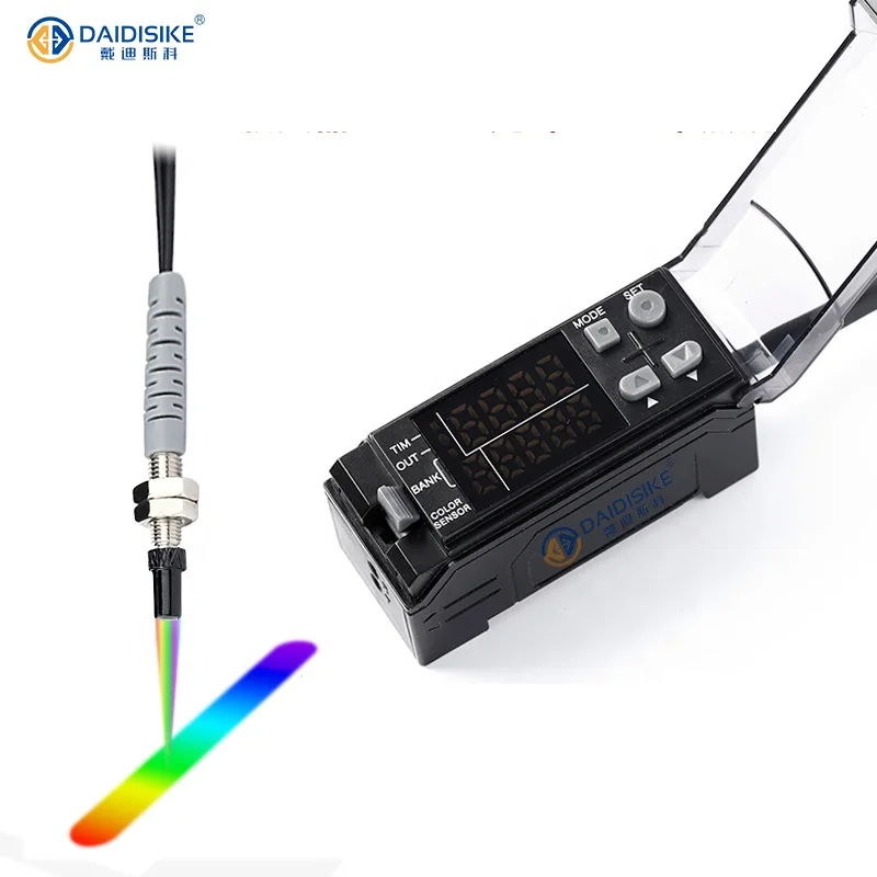 wholesale Digital Color Mark Rgb Sensing Color Measurement Diffuse Reflective Laser Color Sensor