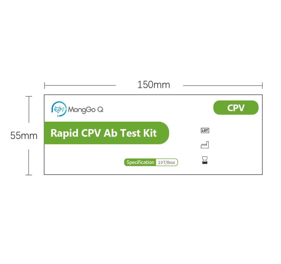 hot sell quick diagnosis high accuracy home use for dog Canine Parvovirus antibody rapid test CPV kit