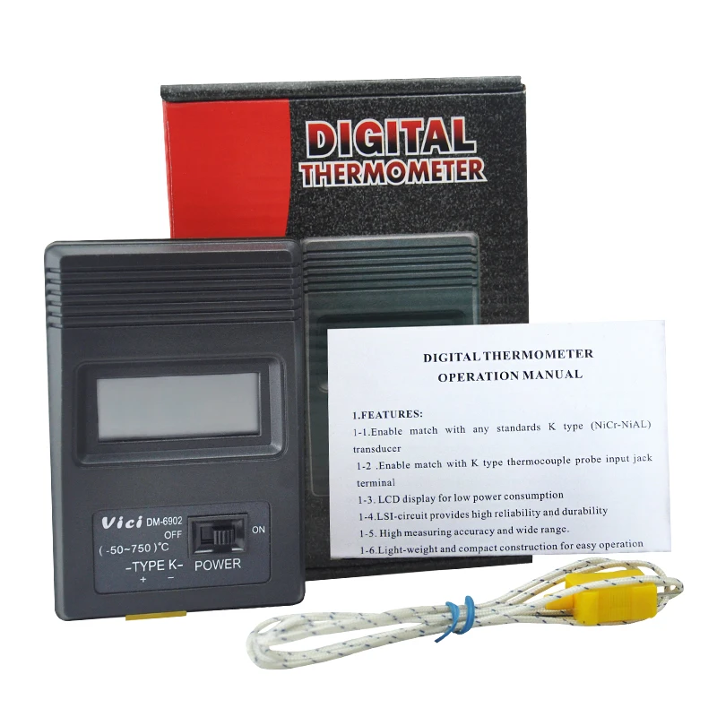 DM6902 Digital Stove Temperature Instrument thermometer