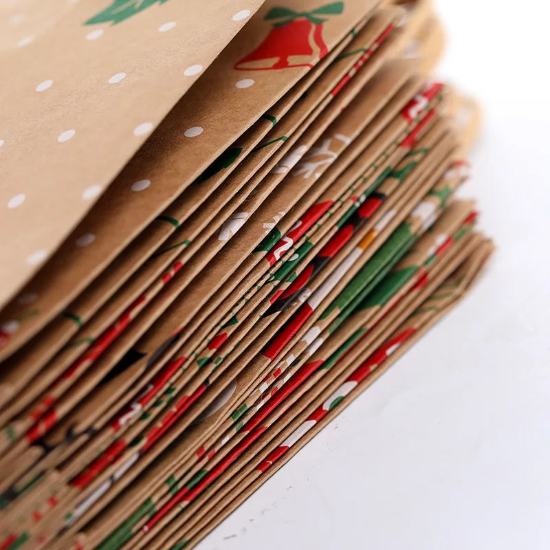 Eco friendly biodegradable present gift bag special delivery christmas bags