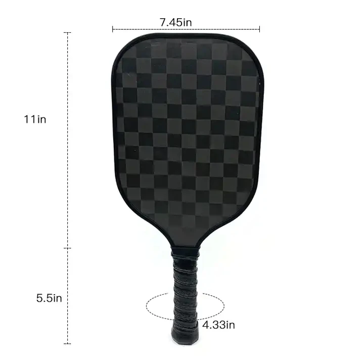 Custom logo raw graphite 3k 12k 18k carbon fiber paddles 14mm 16mm pp pickleball paddle