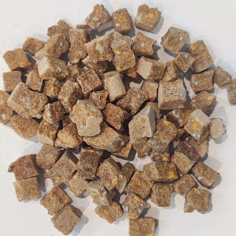 OEM Customized High Quality Freeze Dried Chicken Liver Cat Snack Healthy and Directly Factory Sold with Pumpkin Apple