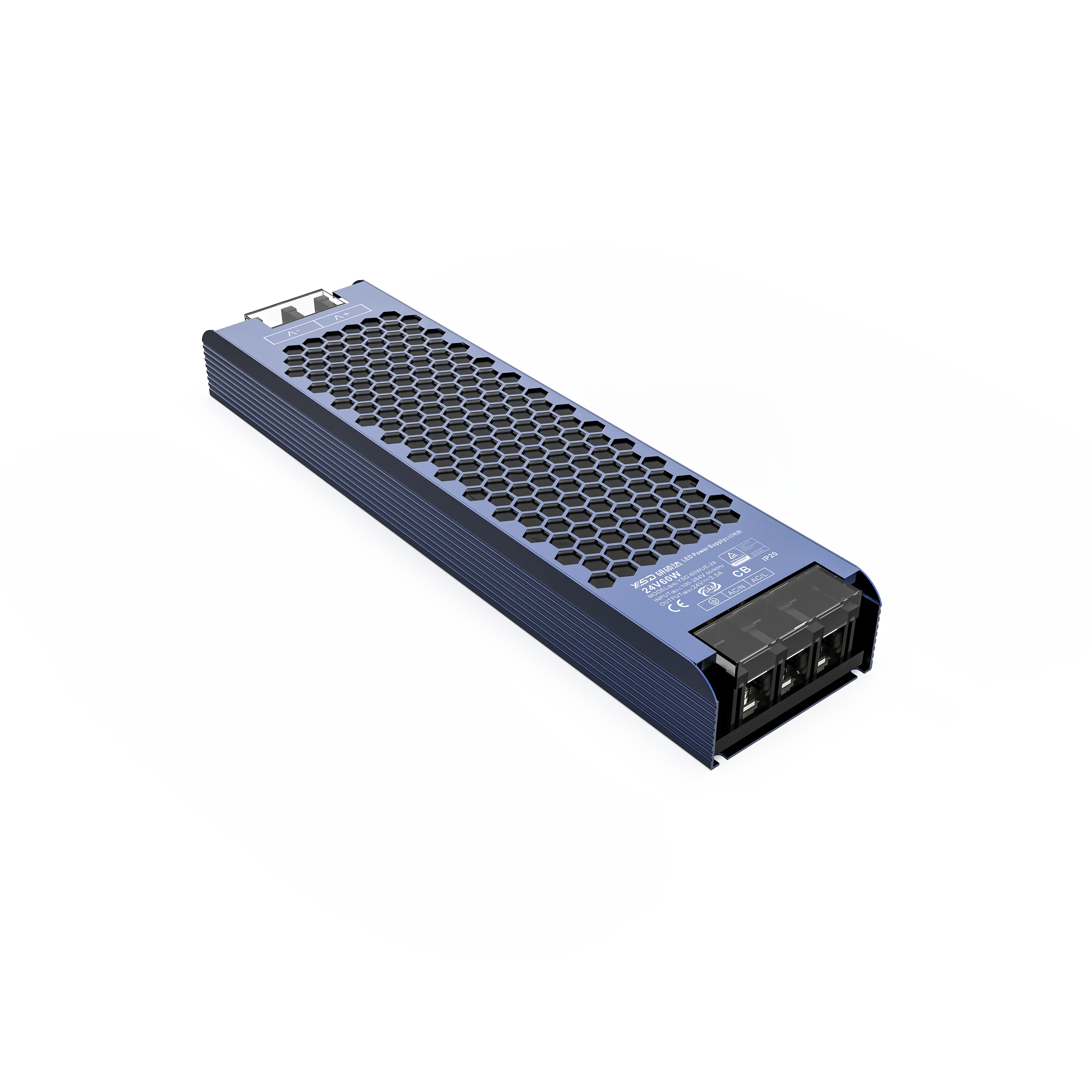 100-277V high PFC led power supply 12v 24v 36v 48v 60w-500w led transformer IP20