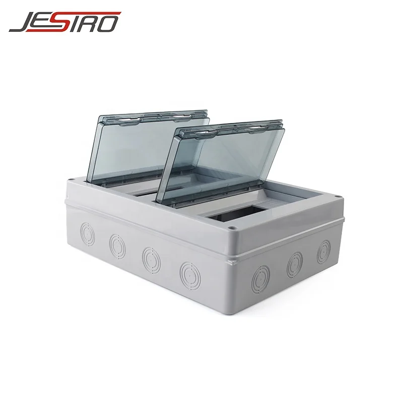 24 way electrical circuit breakers plastic distribution panel box