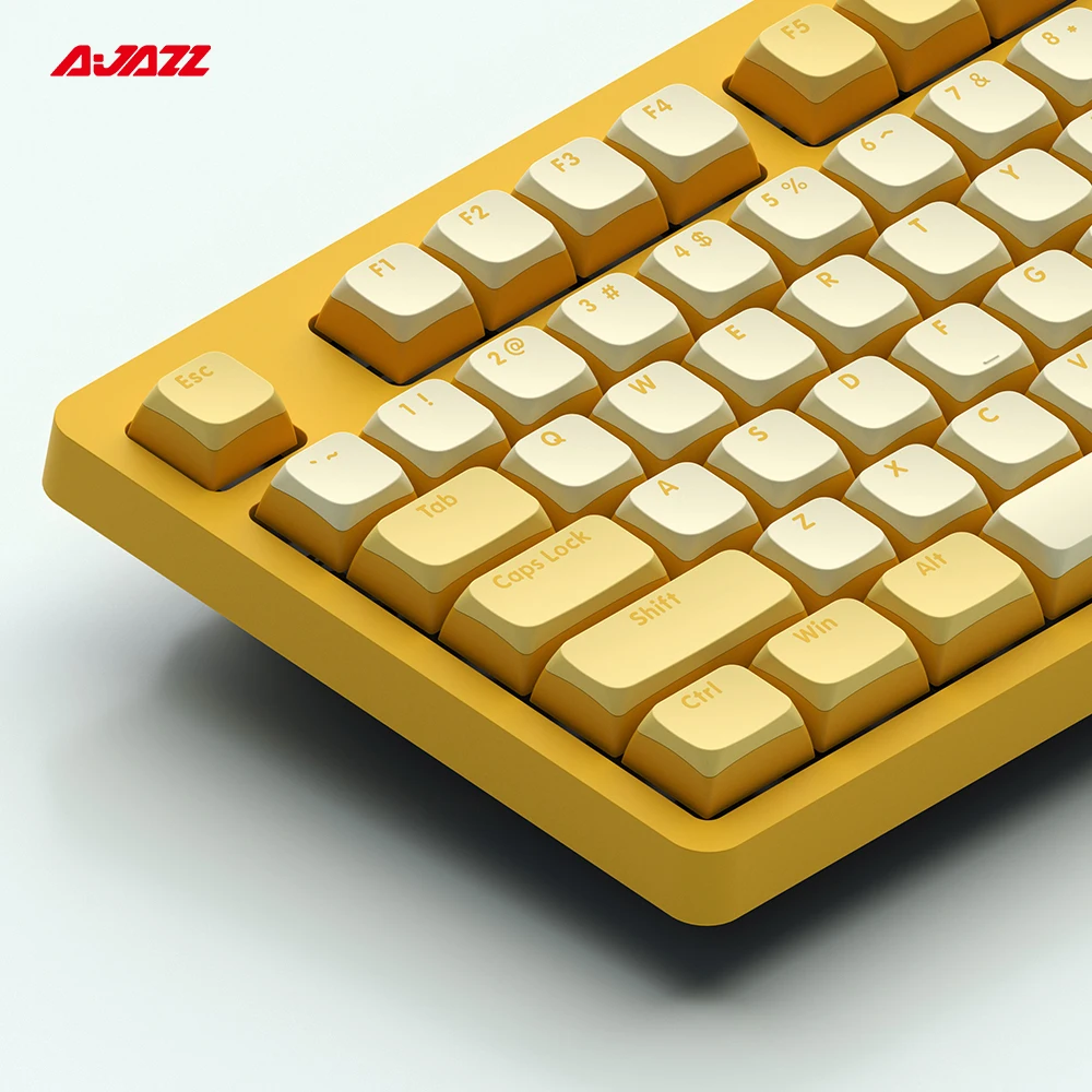 AJAZZ PBT Sublimation Custom Keycaps High Quality Desktop Multicolor Plating Keyboard Cover Keycaps For Mechanical Keyboard