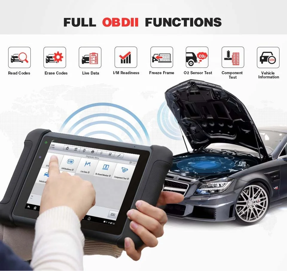  Автомобильный OBD диагностический аппарат сканер компьютер для всех новейших электрических