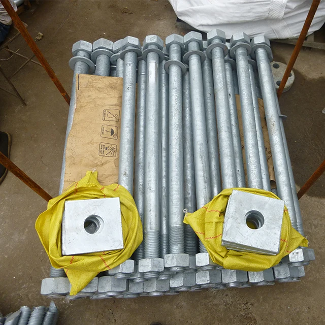 HDG Sutd болты в комплекте с 2 тяжелыми шестигранными гайками и