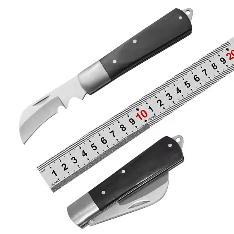 Wholesale Pocket Hunting Grafting Cutter Gardening Knives Grafting Folding EDC Clasp Blade Utility Knives For Farmer
