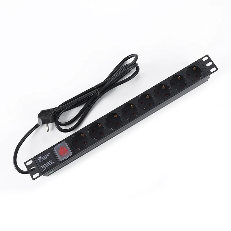  Socket Rack 8 Way 16A Power Distribution Unit Server