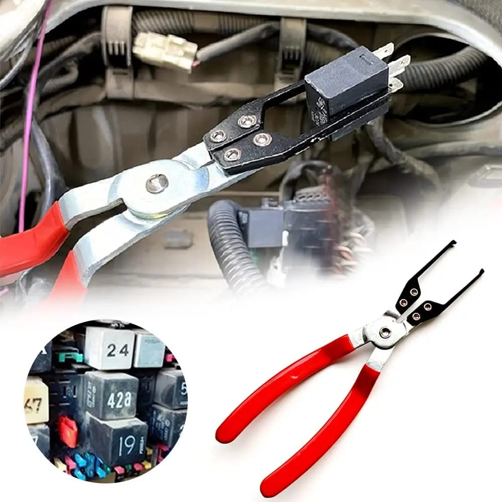 New Automotive Relay Clamp Fuse Puller Car Vehicle Remover Pliers Clip Hand Tool For TOYOTA VW MERCEDES BMW
