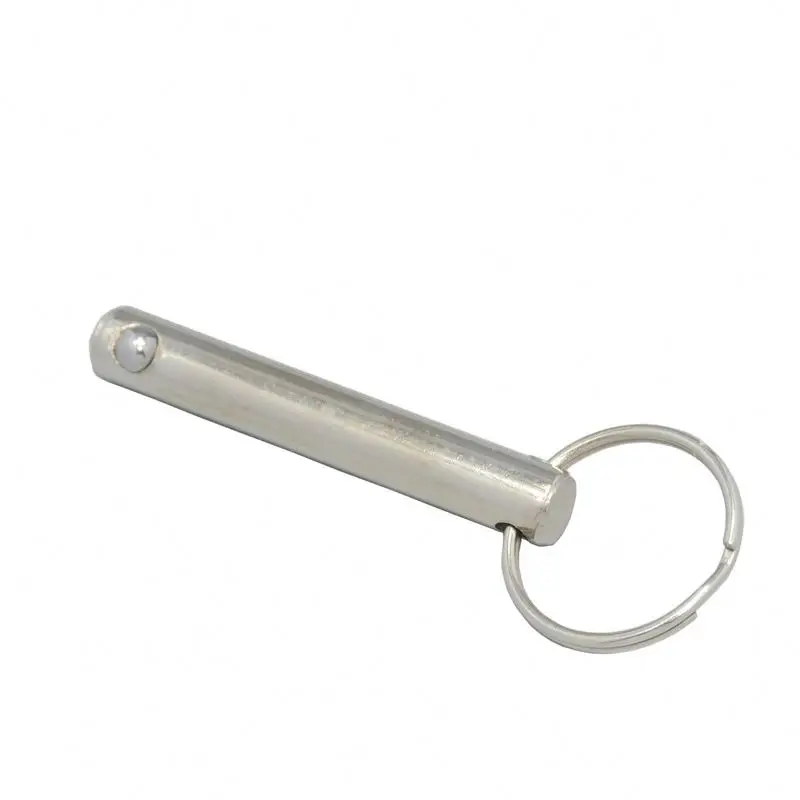 Single bead pull ring positioning stop aviation sound pins safety locking pins iron nickel-plated quick release pins M8