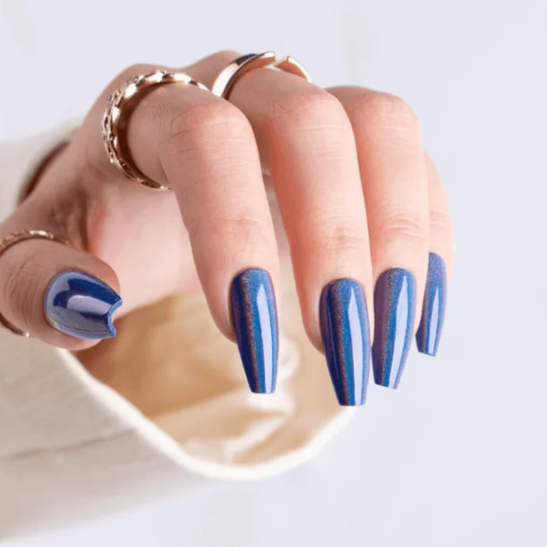 Genuine Fake Square Short Mink Lash And Press Box Set Manufacturers Supply With Detail Painting Sharp Acrylic Nails