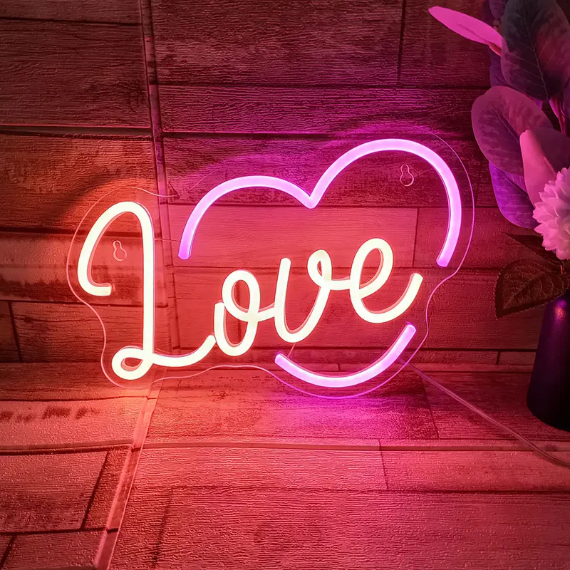 Love Neon Sign for Room Decor  Handmade Neon light