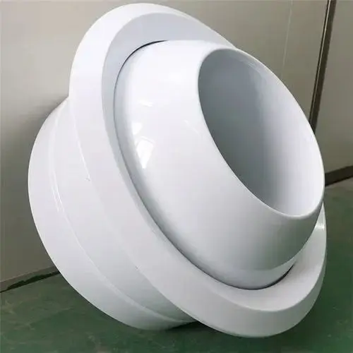 Foshan Factory Air conditioning jet nozzle diffuser aluminum ceiling air duct round ventilation diffuser
