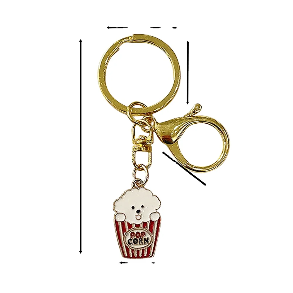 Custom Cute Cartoon Metal Key Chains Couple Car Key Bag Hanging Accessories Wholesale Common Key Tools