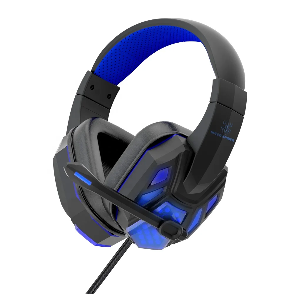 
Best New Hi-end Private Label USB 7.1 ch blue Gaming Headset PS4 with Mic 