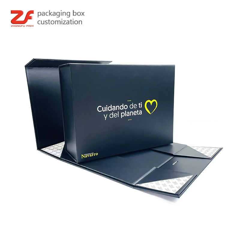 Delicate Appearance China Paper Wholesale Lid Magnet Folding Magnetic Gift Box Shoe Packaging