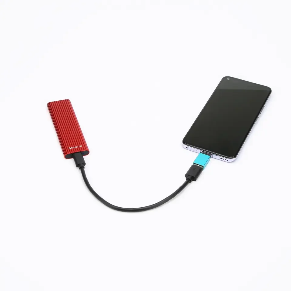 Aluminum  M.2 SSD Enclosure M2 SATA NGFF to USB 3.0 Adapter SSD Case Portable External Case for 2230 2242 2260 2280