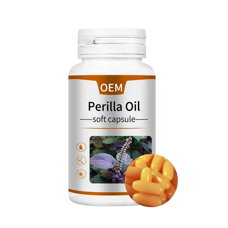 OEM/ODM Improves lung function with Perilla Oil soft capsule supplement