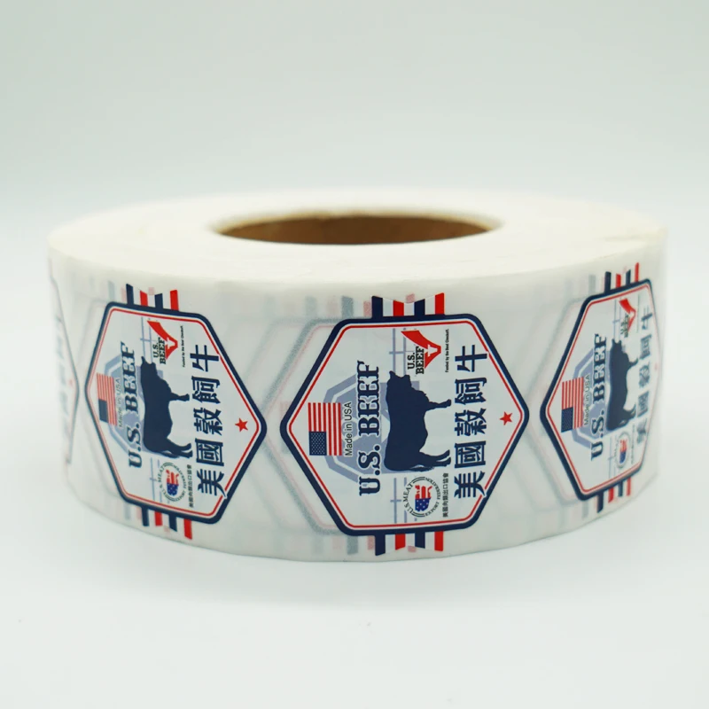 Горячая Распродажа, высококачественные клейкие наклейки, этикетка на заказ, этикетка для еды