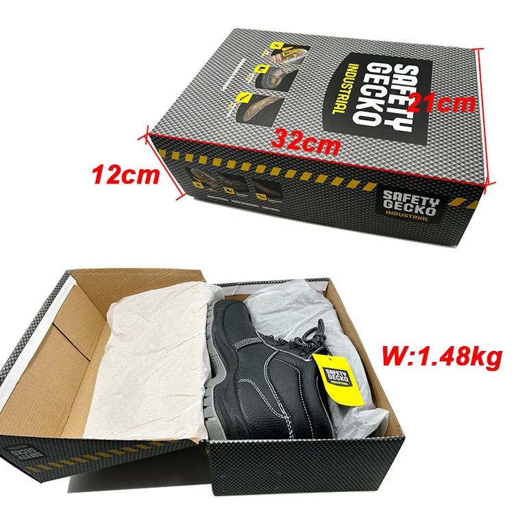 Zapatos Seguridad S1P Standard Anti-impact Anti-slip Anti-puncture Mining Heavy Industry Boots Safety Shoes