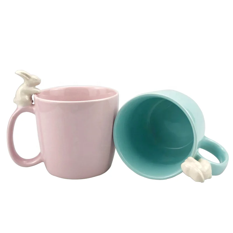 Fashion Style Lovely Easter Bunny Ceramic Mug Coffee Cup