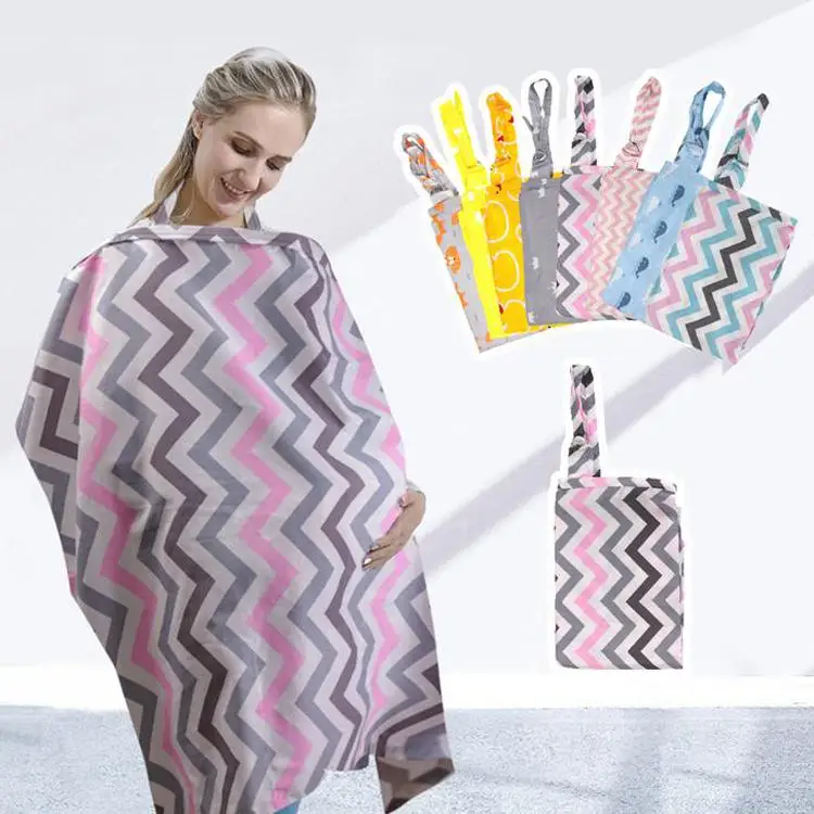 
YLA-NC-007 muslin tree cotton infant nursing cover baby breastfeeding baby carriage cover for breastfeeding 