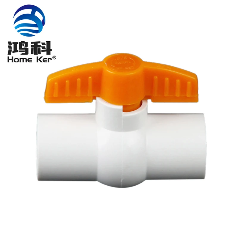 China Supplier High Quality Pipe Fitting Plastic Plumbing Material Fitting Newest Pvc Ball Valves