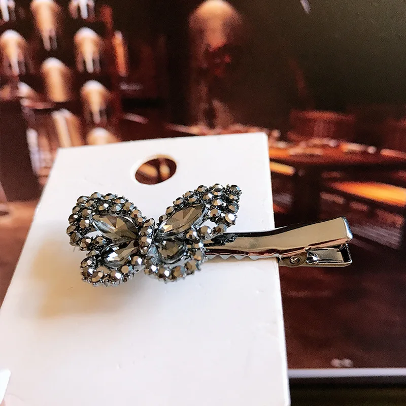 Rhinestone Hairpin Temperament Bangs Clip Side Clip Hair Accessories Side Clip