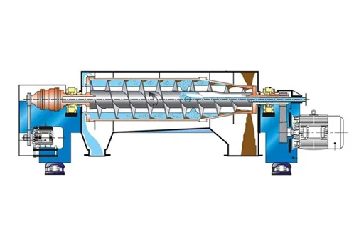 Continuous Full Hydraulic Horizontal Spiral Solid Bowl Decanter Centrifuge Wastewater