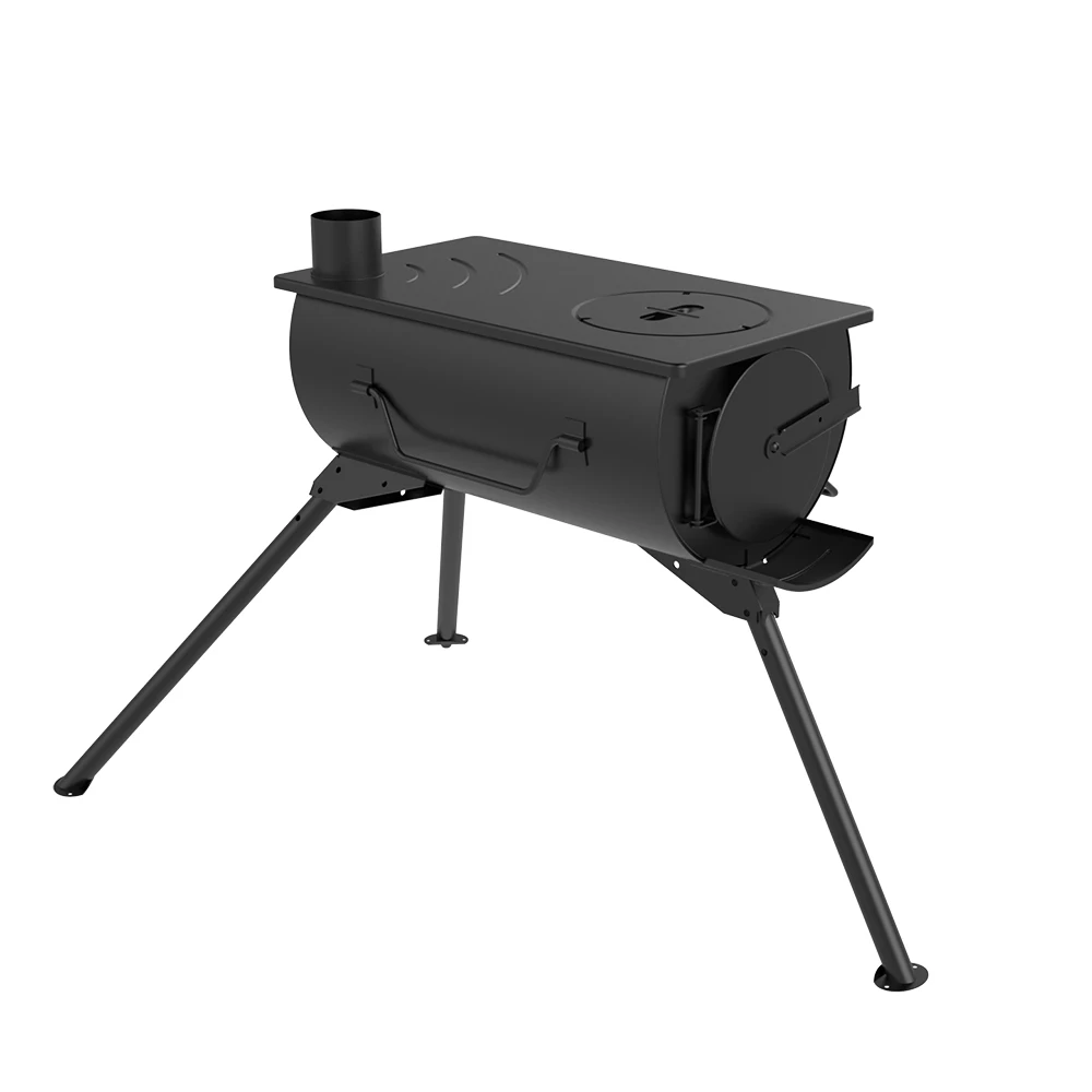 Factory Price Foldable Camping Wood Stove For Hike Travel Boat Hunting Tent Cooking Stove