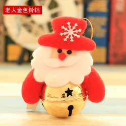 Оптовая продажа с фабрики, рождественские украшения, колокольчик Санта-Клауса, подвеска на рождественскую елку, рождественские маленькие подарки