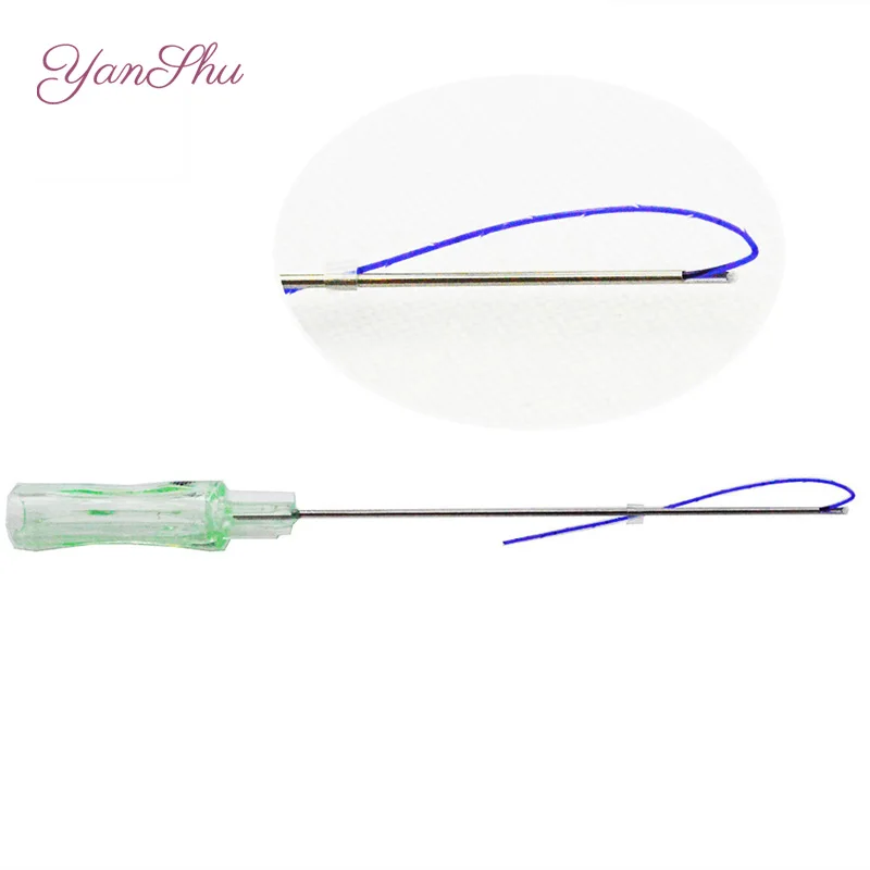 factory direct sale Support for custom pdo thread with needle V-line for face lift the temple Cog 5-119G*90mm