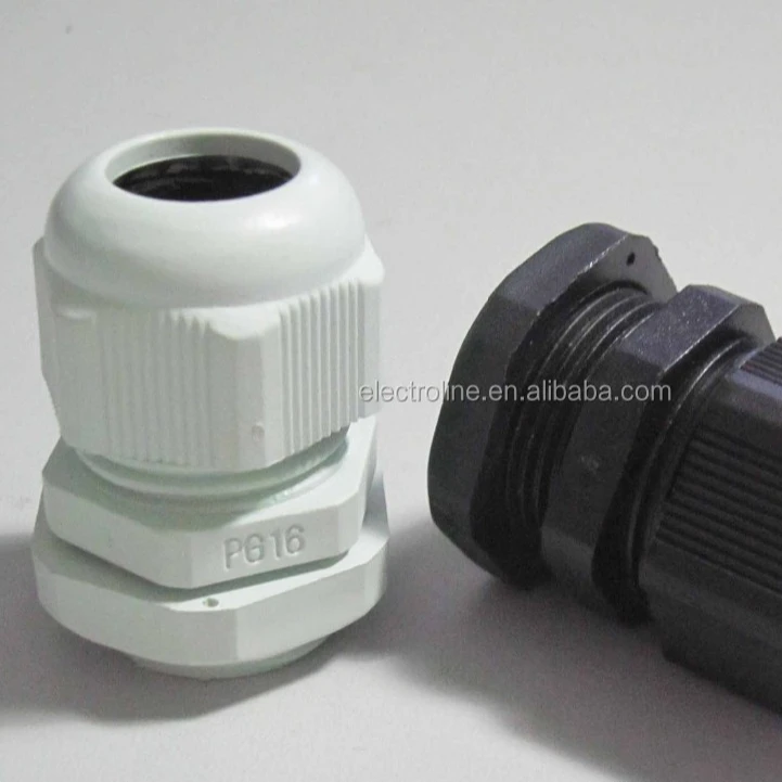 Профессиональный производитель, высокое качество, нейлоновая серия PG, Проволочная втулка IP68, водонепроницаемая пластиковая кабельная втулка