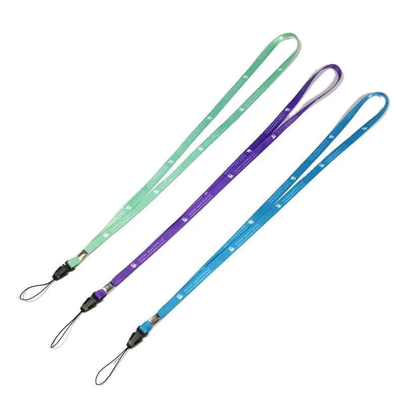 New Fashion Gift Security Guard For Phone Rope Design Single Double Side Logo Sublimation Polyester Lanyard