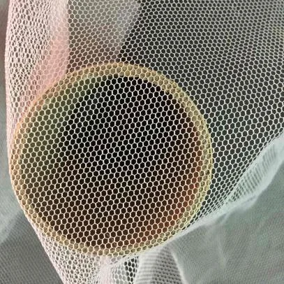 Breathable Soft 100% Polyester Mosquito Net Fabric Multicolor Mesh Fabric