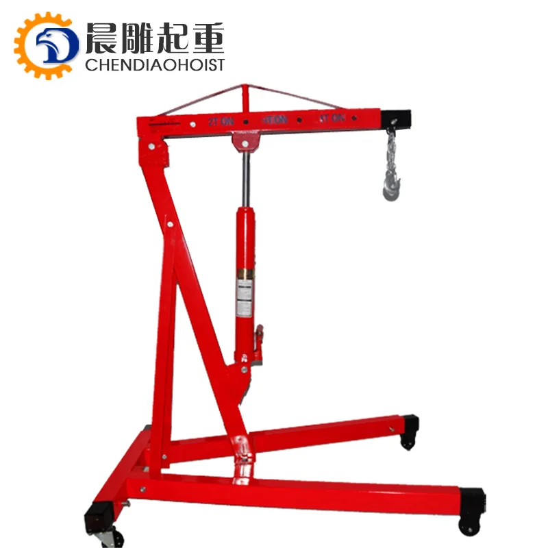Best price folding manual small mobile engine hoist cranes for sale