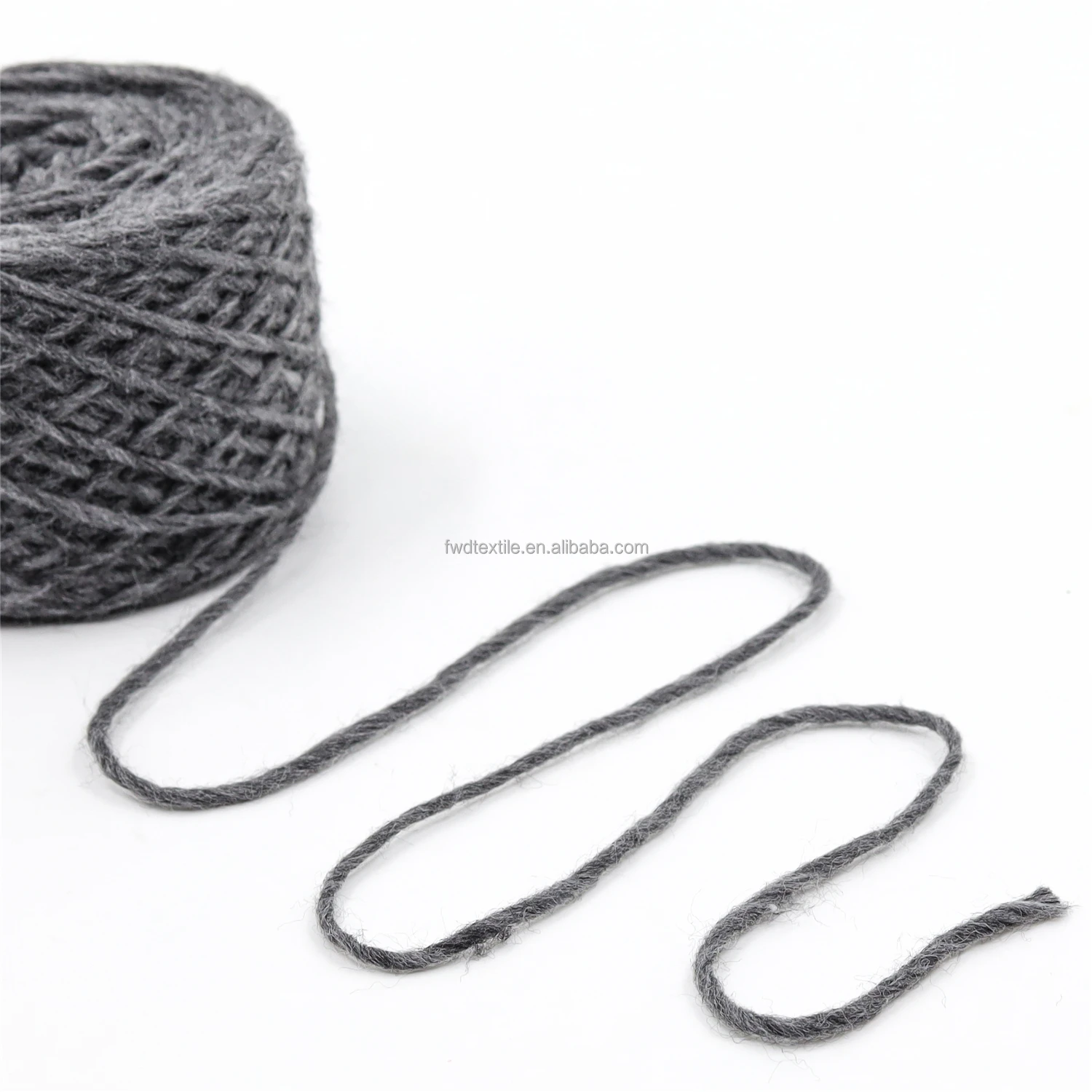Spot Goods Popular Gray Series 3Nm/1 100% Acrylic Fancy Yarn Roving for Sweaters Scarves Hats