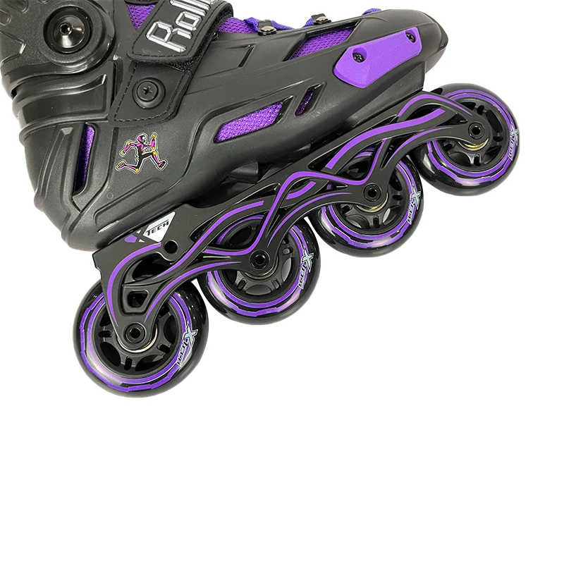 High quality electric inline skate shoe 4 wheels roller skates shoes for adults