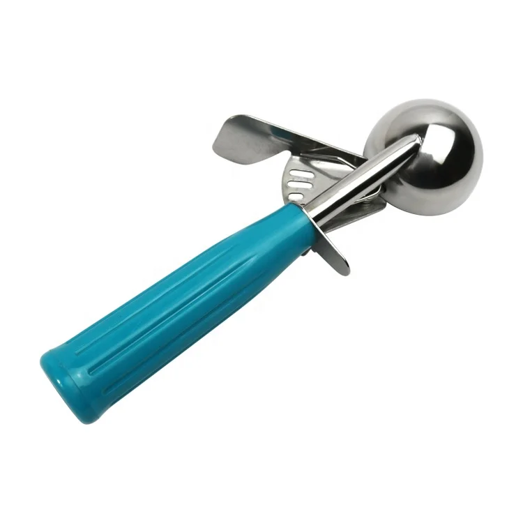 
Hot Sales Food Grade Stainless steel ice cream spoon Multi-functional Ice Cream Scooper Fruit ball scoop Watermelon ball scoop 