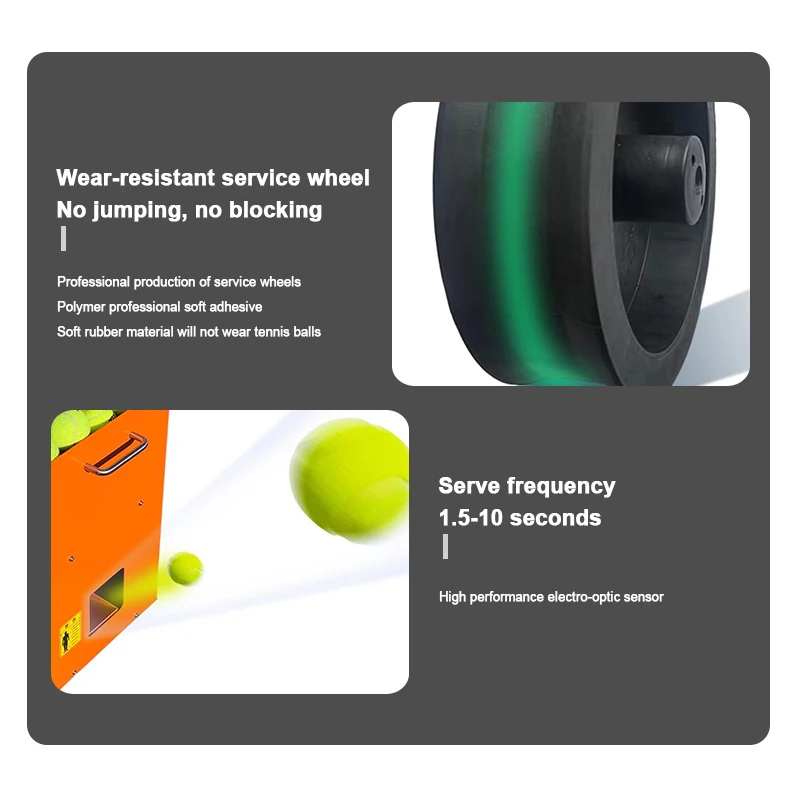 Машина для стрельбы с теннисным мячом для тренировок с дистанционным управлением