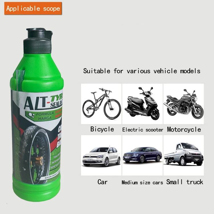 Non-toxic and latex free Tyre sealant Permanent car tire sealant motorcycle