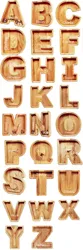 A-Z Letter Wooden Piggy Banks,Engraved Name On Acrylic Saving Money Boxes