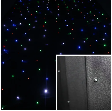 Promotions Star Moon Curtain Garland String Light LED Window Multi Color Curtain String Light