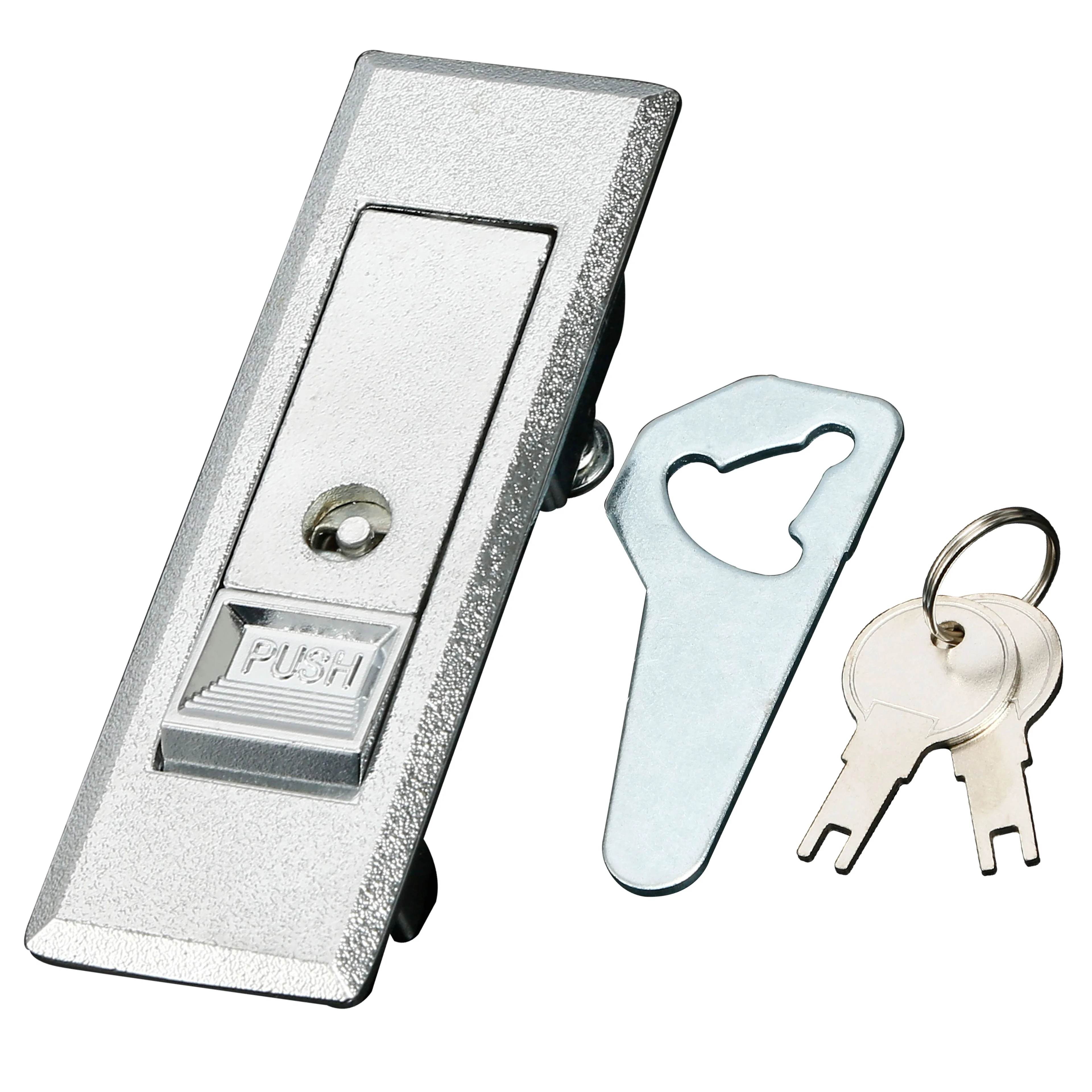 industrial MS603 series electronic push button cabinet zinc alloy panel latch fire hydrant lock