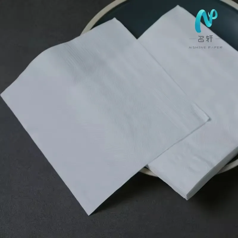 Hot Sale 100% Virgin Wood Pulp Paper Napkins Restaurant For Lunch 29*30cm 2*16gsm 100pcs/30bags
