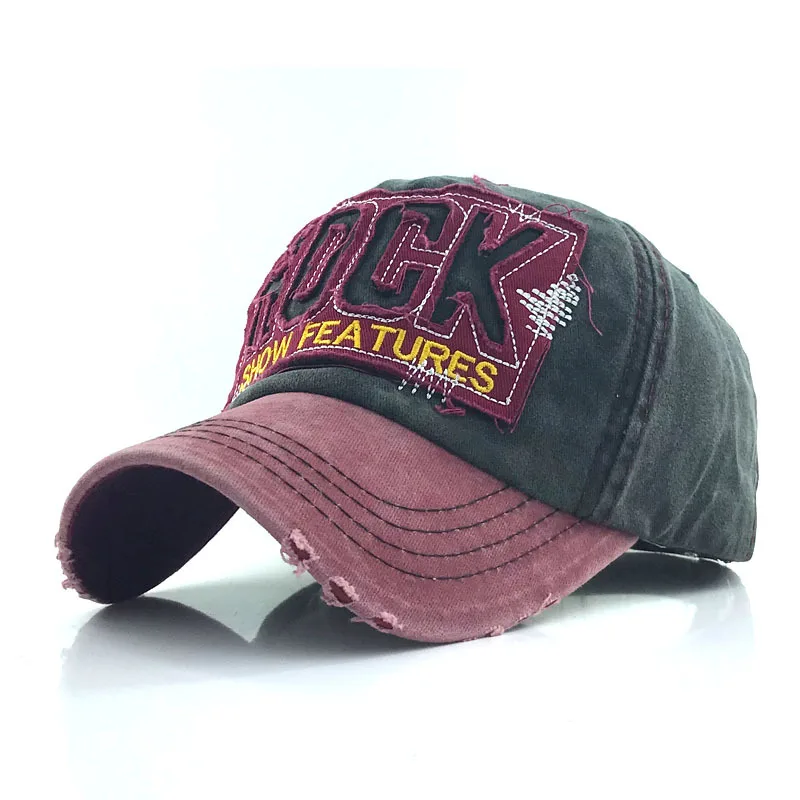Allch Wholesale Retro Distressed Baseball Cap Adjustable Design for Men and Women Embroidery Printed Sports Trucker Cap