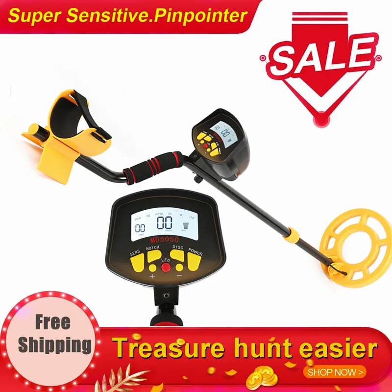 New MD5050 Underground Metal Detector Gold Digger Treasure Hunter Treasure Seeker