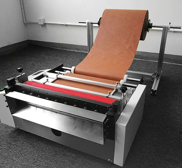 PVC soft film slicer automatic insulation paper cutting machine small PET roll silicone strip cutting machine